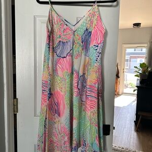 Lilly Pulitzer Silk Multicolor Patterned Dress